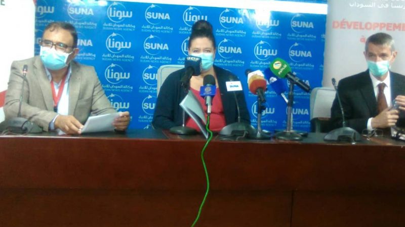 السودان : اتفاق مع الوكالة الفرنسيه لدعم جهود الحكومة لمنع انتشار الموجه الثانيه من فيروس كورونا