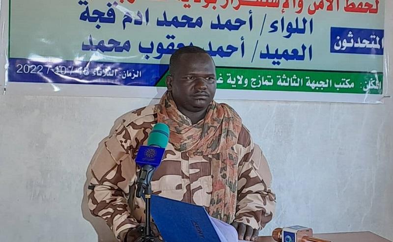 قطاع تمازج بغرب دارفور يدعو للإسراع بإنفاذ بند الترتيبات الأمنية