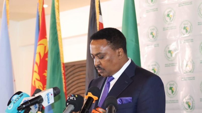 السكرتير التنفيذي للايقاد :ندعم الانتقال إلى السلطة المدنية فى السودان