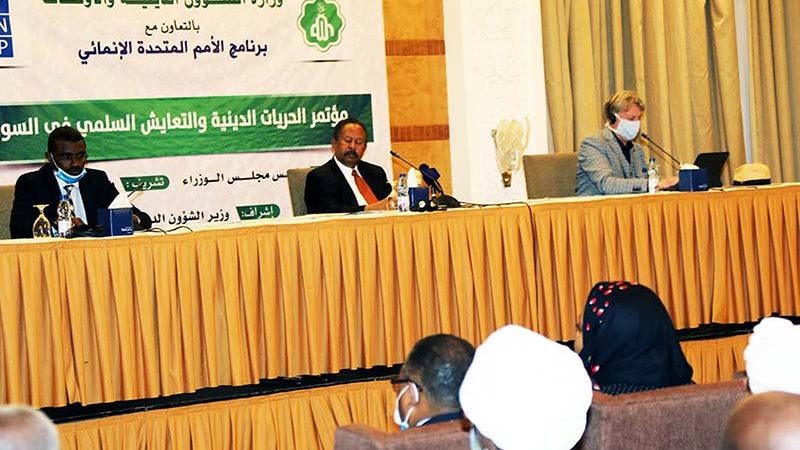 رئيس الوزراء السوداني : ندعم حرية الاديان التي تقرها الامم المتحدة
