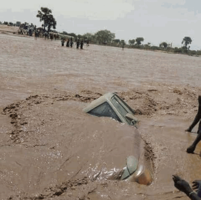 امطار وسيول تجرف الطريق القاري بين السودان وإثيوبيا