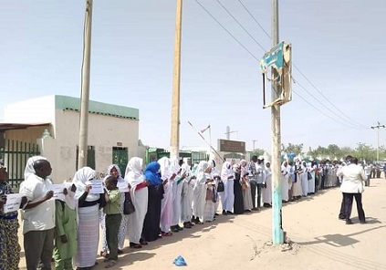 الالاف من معلمي السودان يخرجون في مواكب الاجور بالعاصمة والولايات