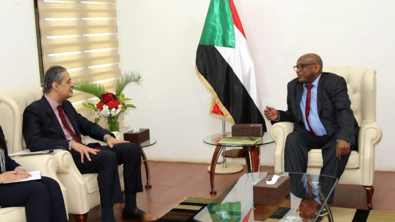 وزير شؤون مجلس الوزراء يلتقي السفير المصري في السودان